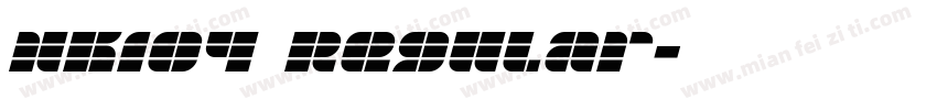 NK104 Regular字体转换